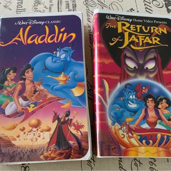 Disney Other - Donated - Two vintage Disney VHS tapes Aladdin and The Return of Jafar